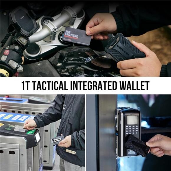 Minimalist Slim Wallet with Money Clip, Front Pocket RFID Blocking Cash Holder - Picture 6 of 7